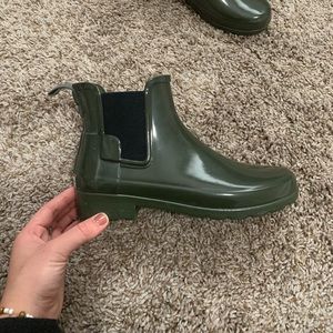 Green Hunter boots!!